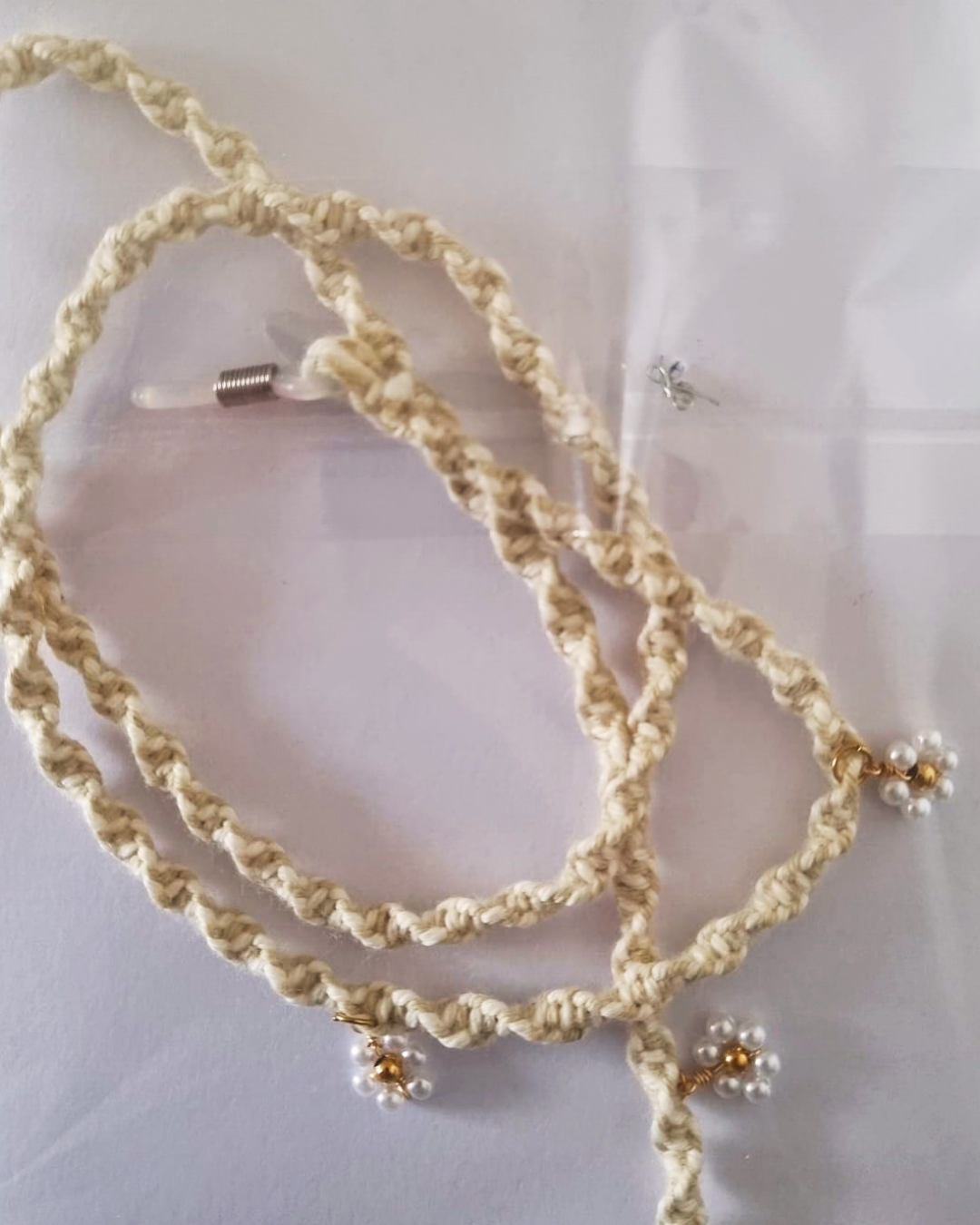Fita de Suporte de Óculos com Charms 80cm