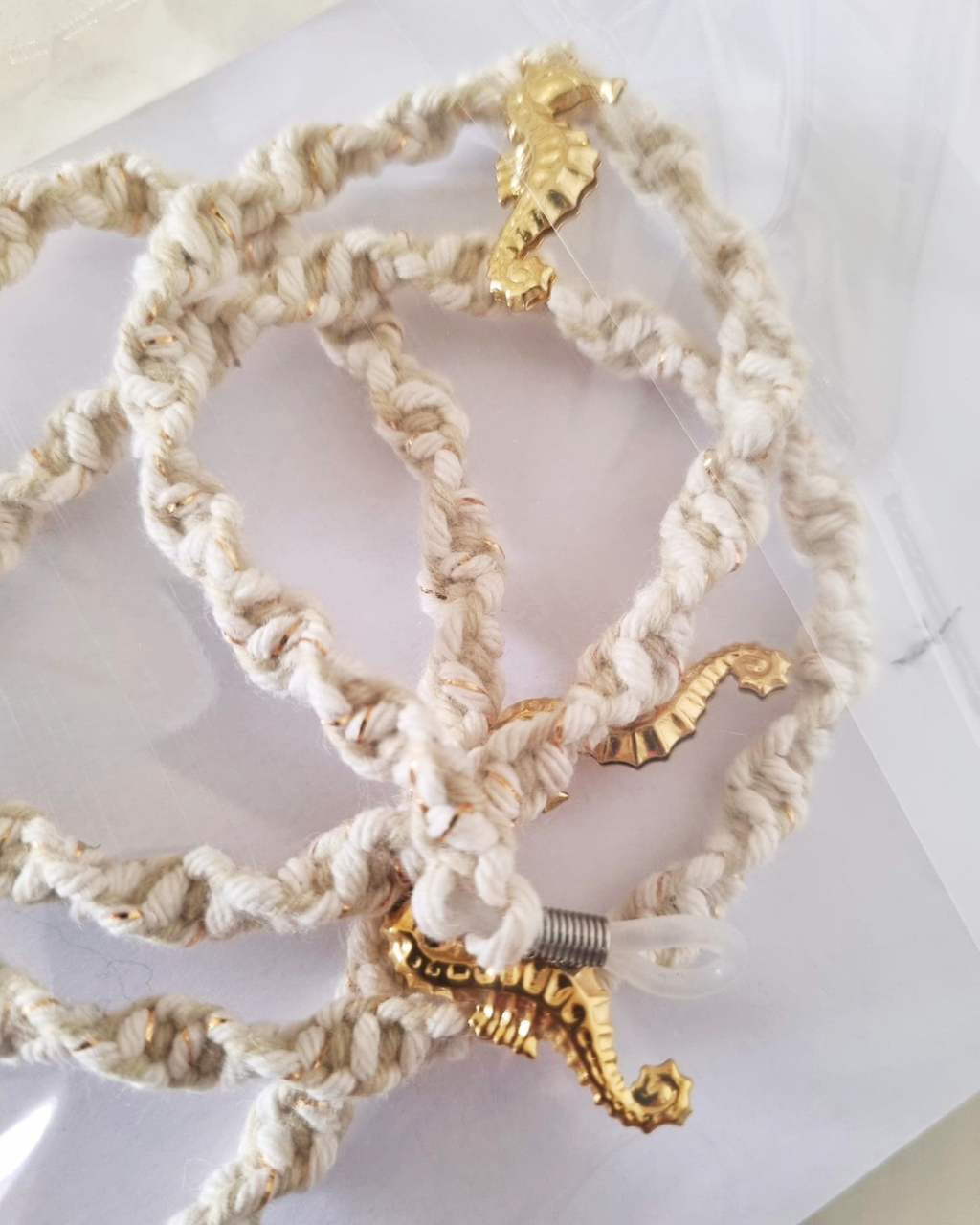 Fita de Suporte de Óculos com Charms 80cm