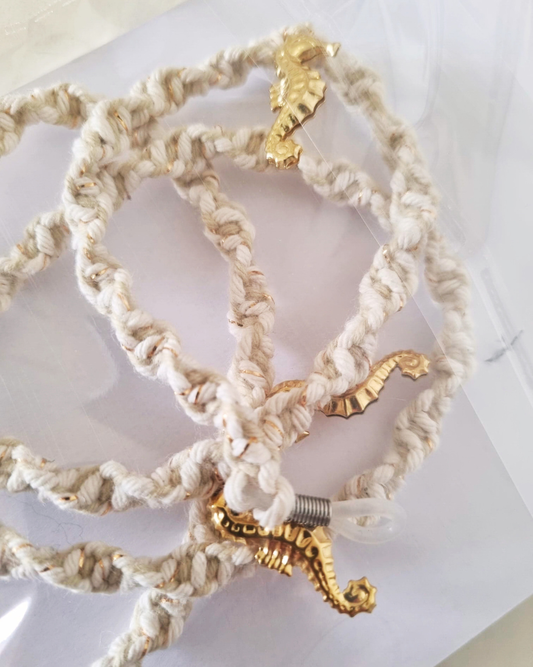 Fita de Suporte de Óculos com Charms 80cm