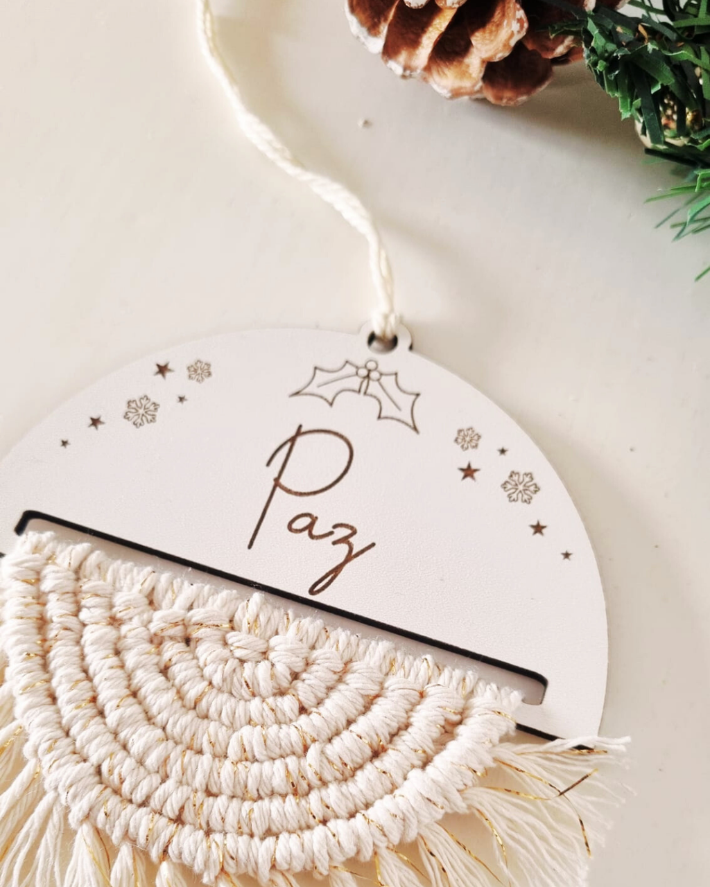 Placa Decorativa - Paz