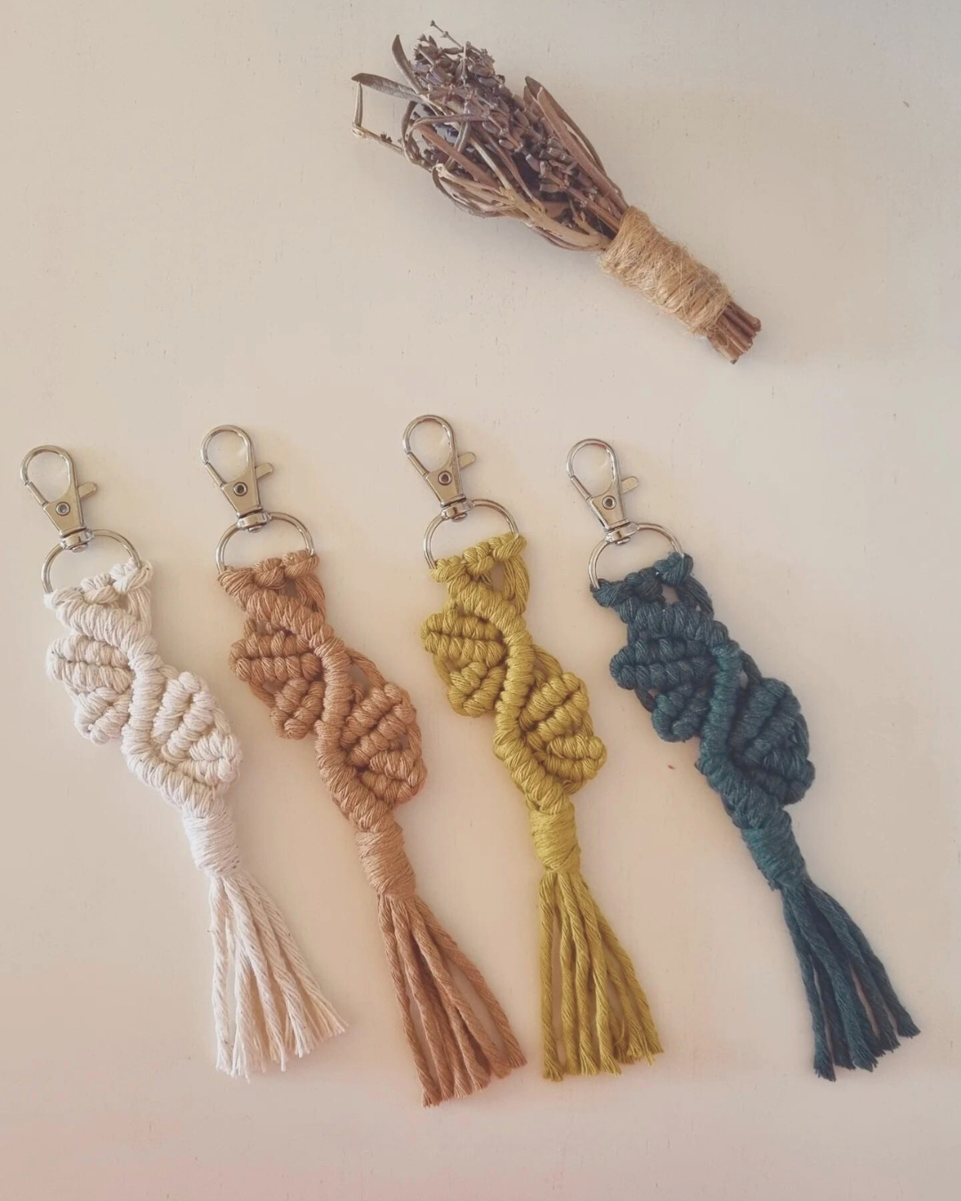 Porta Chaves em Macramé