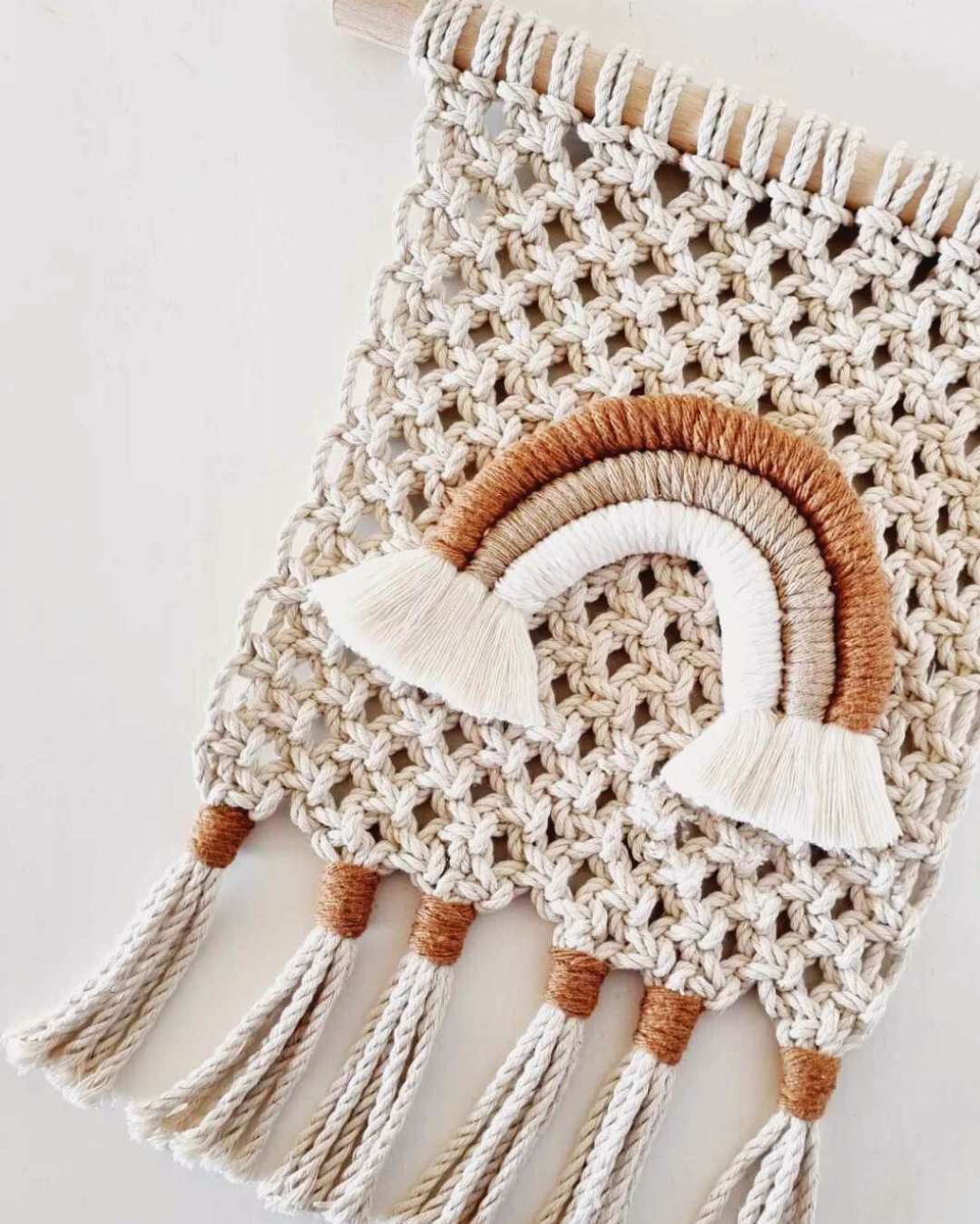 Bandeirinha Personalizada Macramé - Decoração Infantil