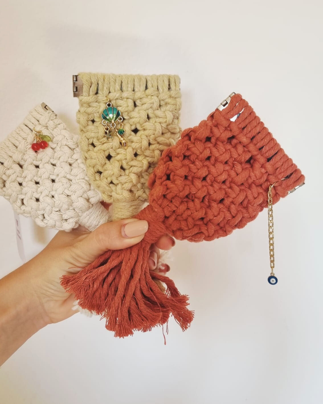 Porta-moedas com Charms