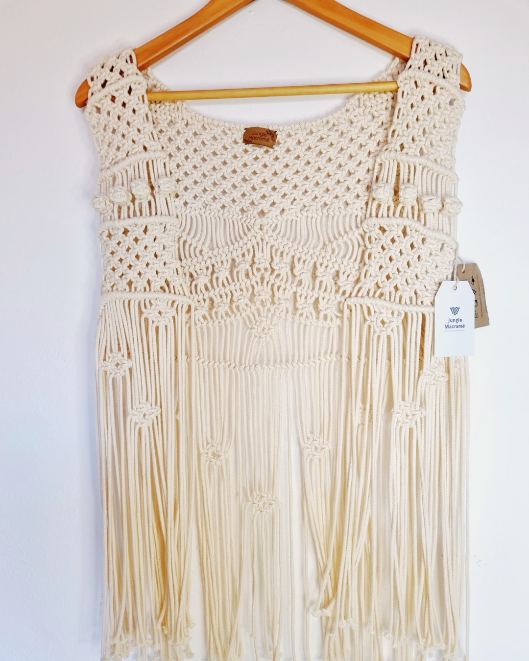 Colete Boho 100% algodão