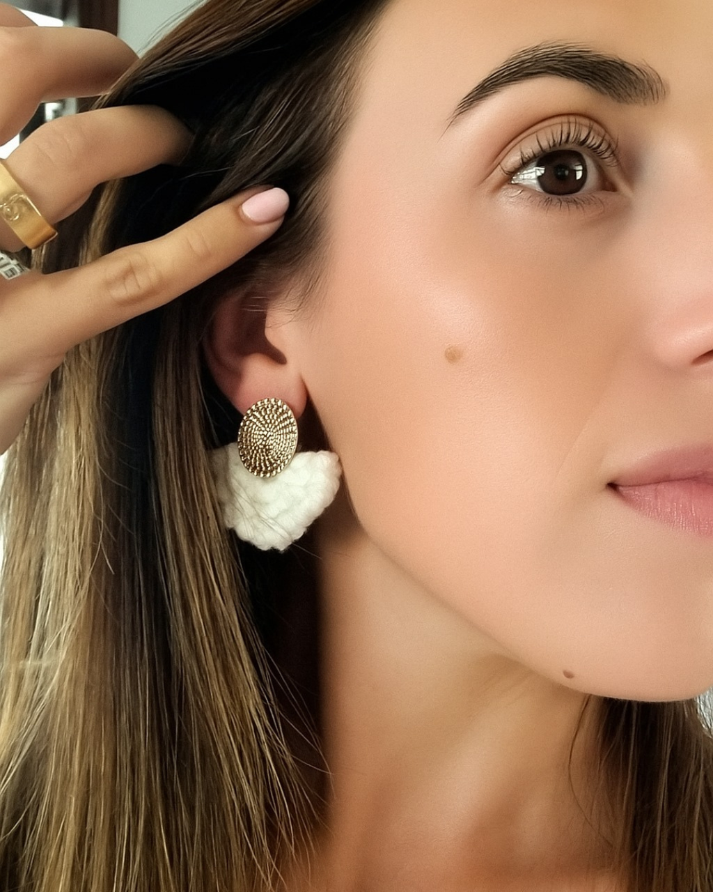 Brincos em Modelo Mandala