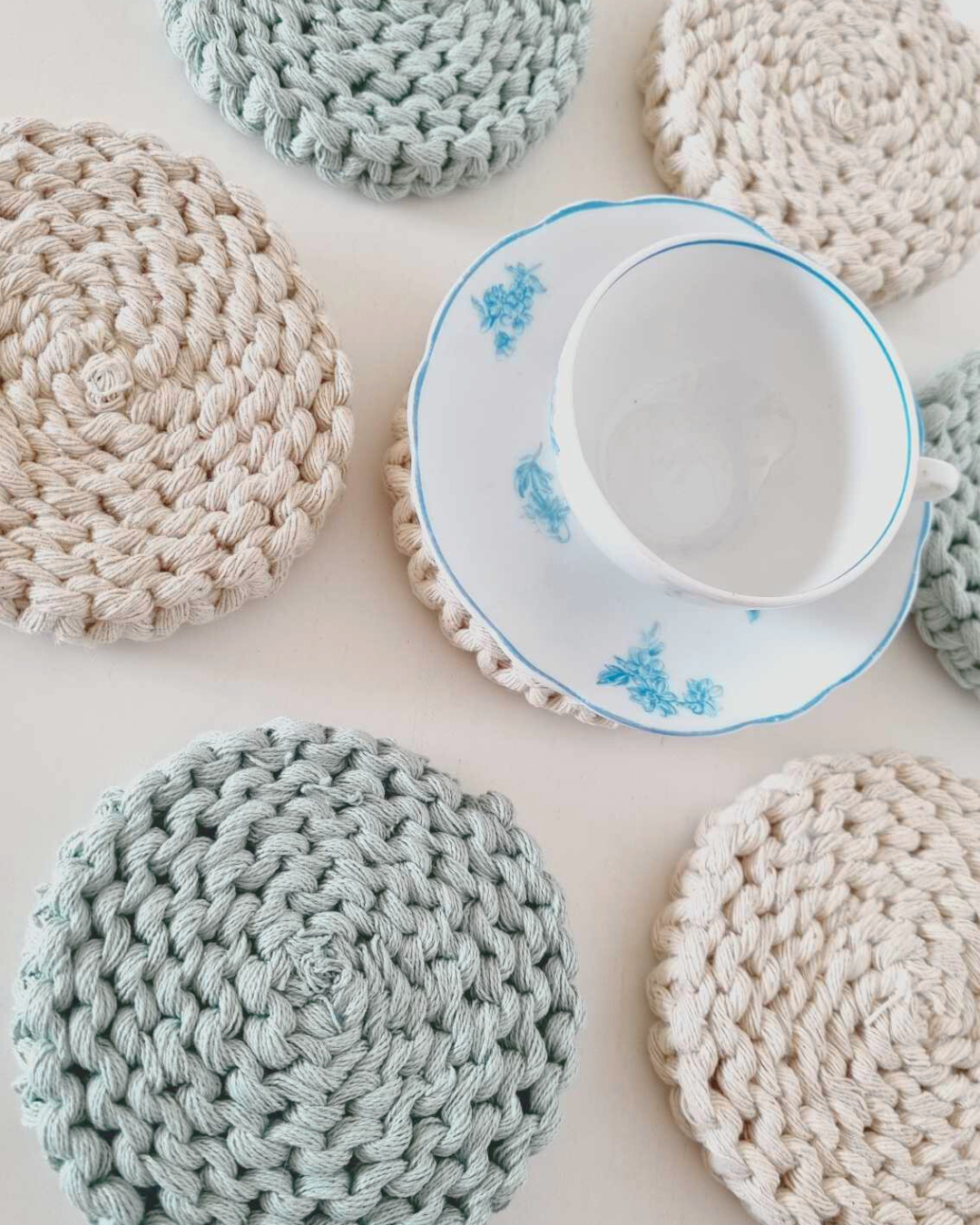 Base para Copos em Macramé