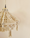 Candeeiro de Tecto em Macramé