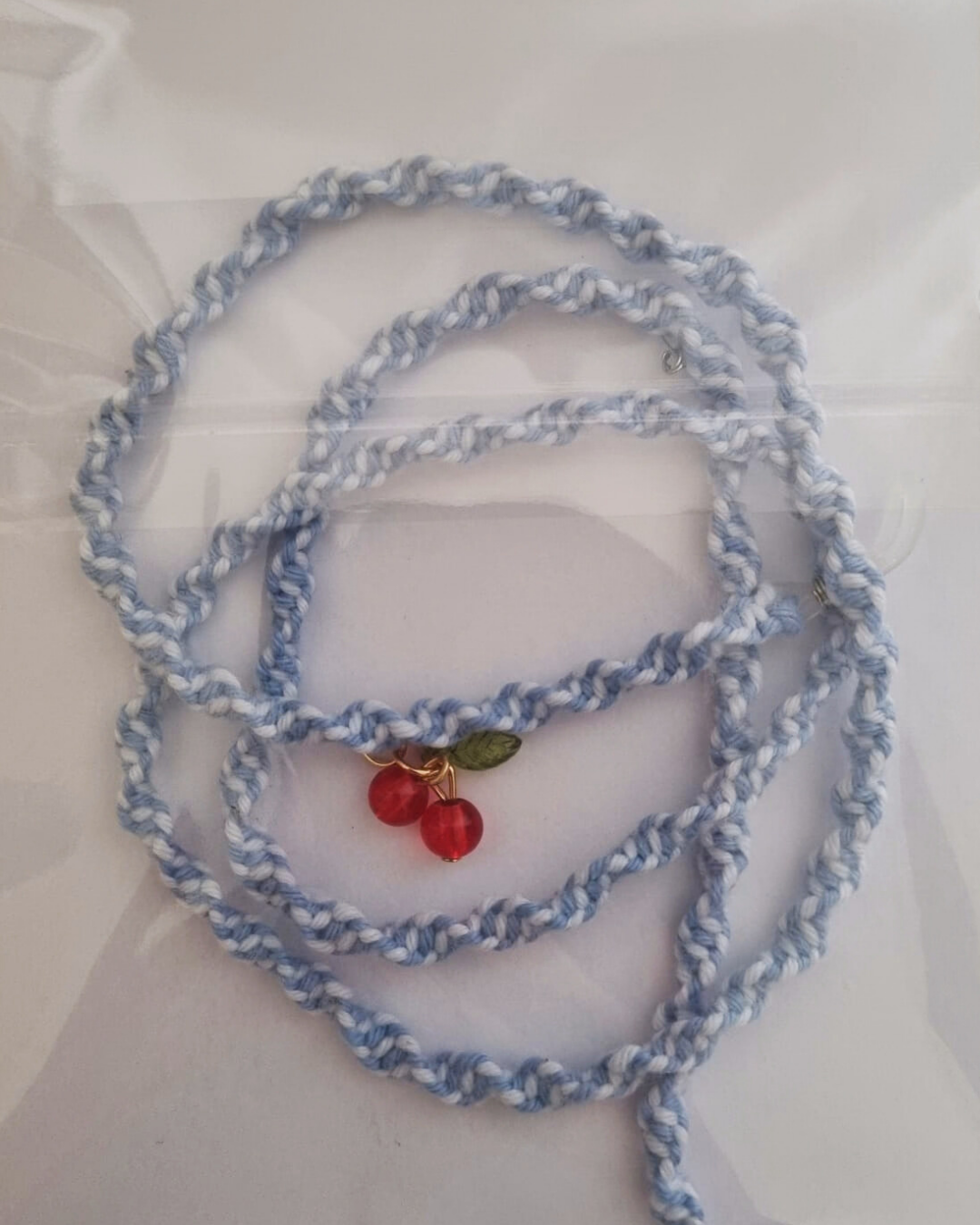 Fita de Suporte de Óculos com Charms 80cm
