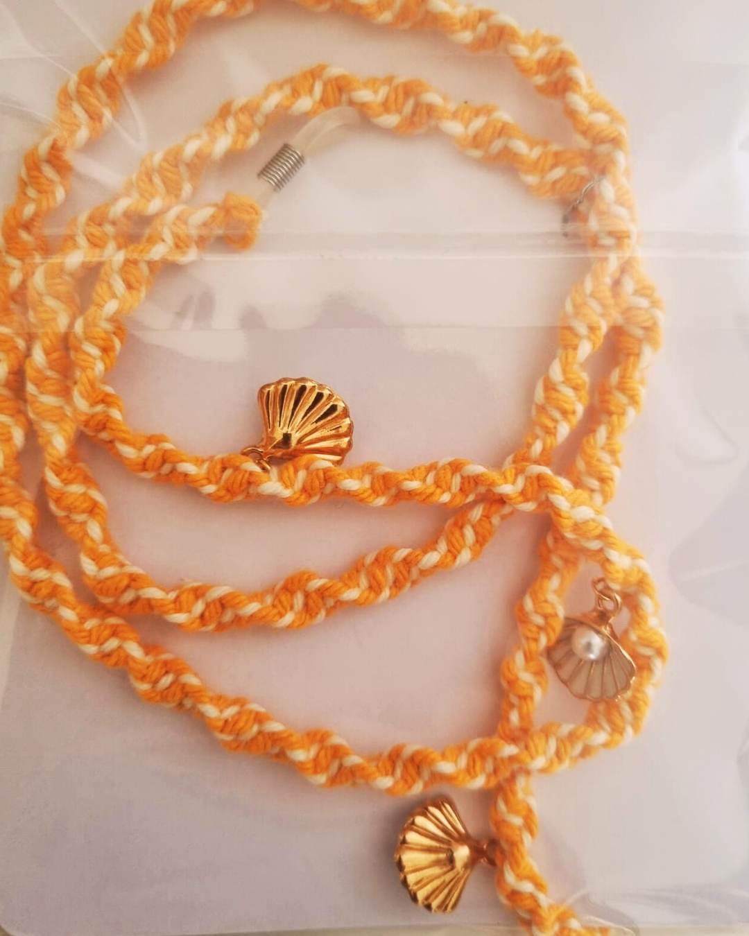 Fita de Suporte de Óculos com Charms 80cm