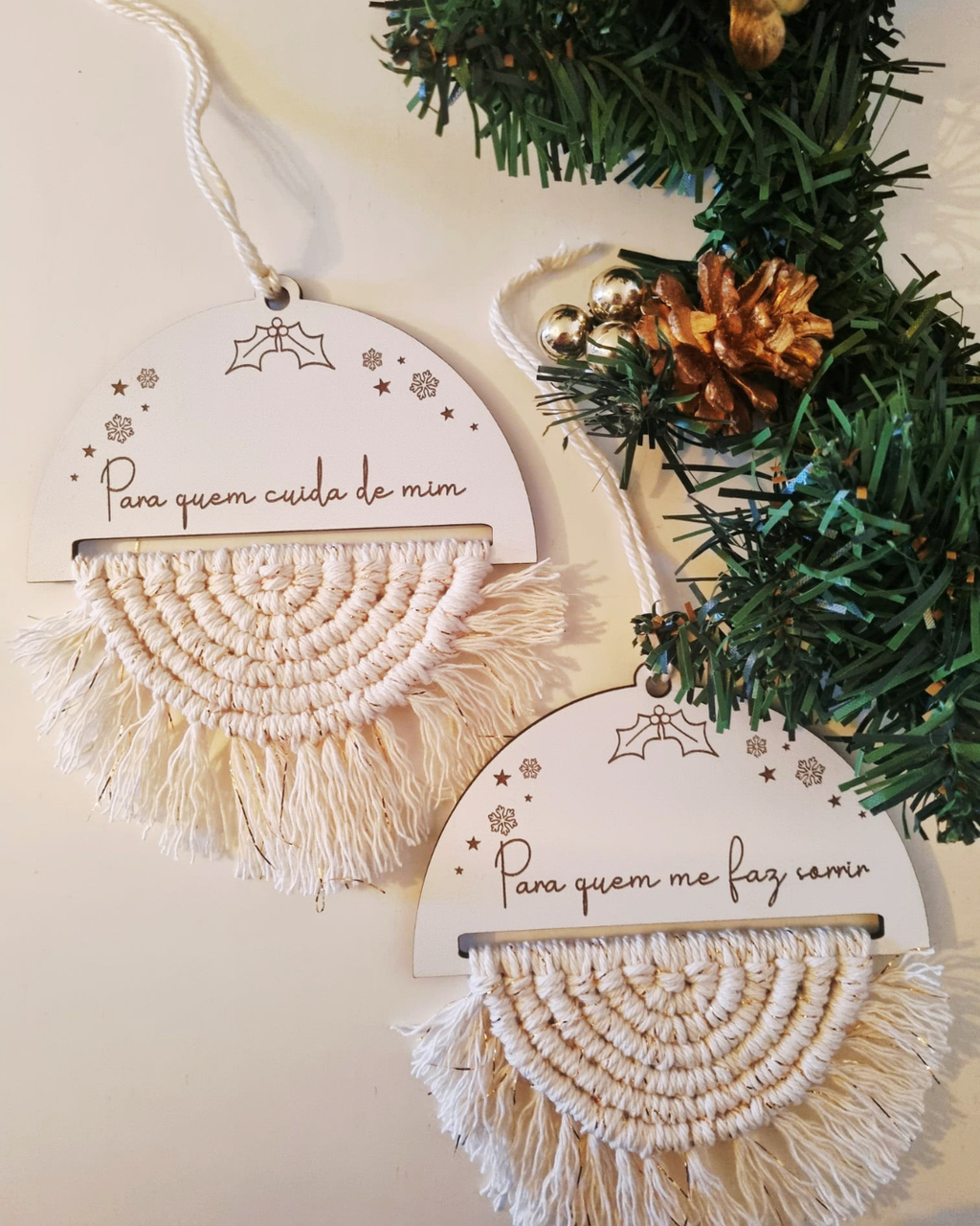 "Para quem me faz sorrir..." - Placa Decorativa