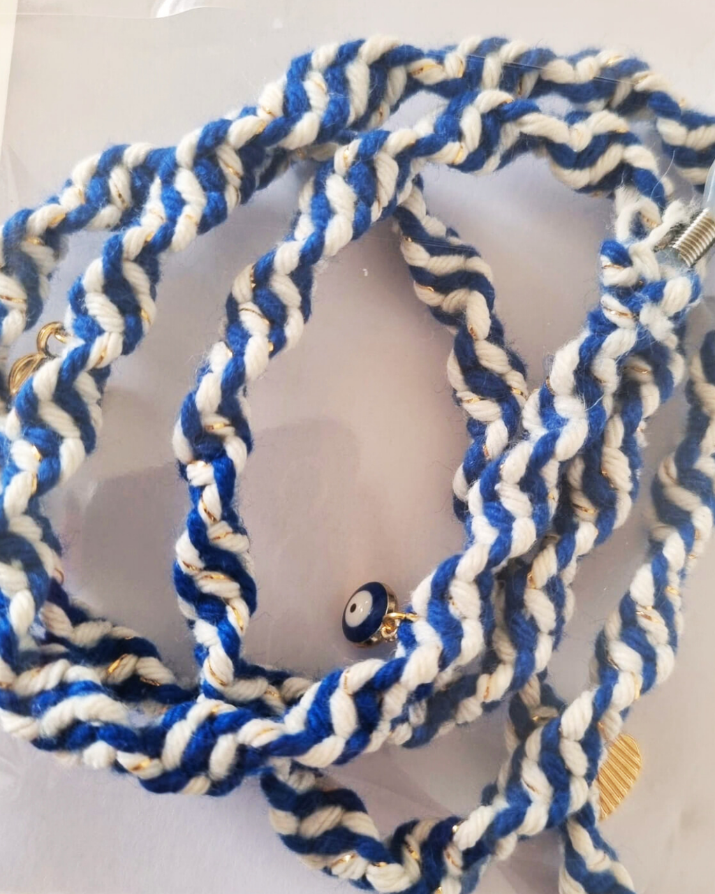 Fita de Suporte de Óculos com Charms 80cm