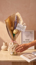 Ramo de Flores Dia da Mãe em Macramé