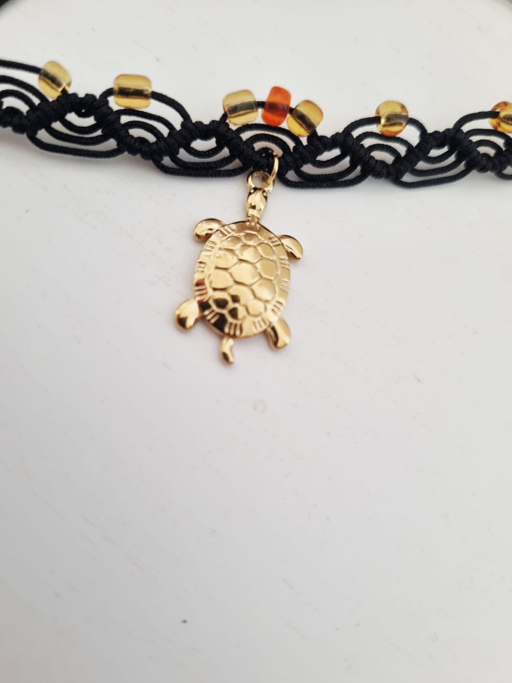 Pulseira de Pé Ajustável Tartaruga, Cavalo Marinho