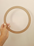Aro pequeno em MDF 25cm para espelhos em macramé