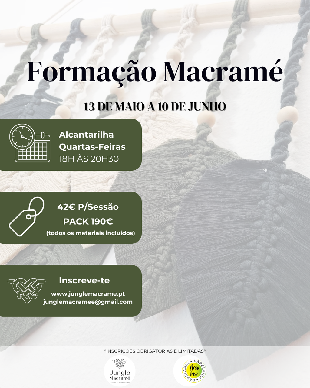 Formação Macramé Presencial | Alcantarilha